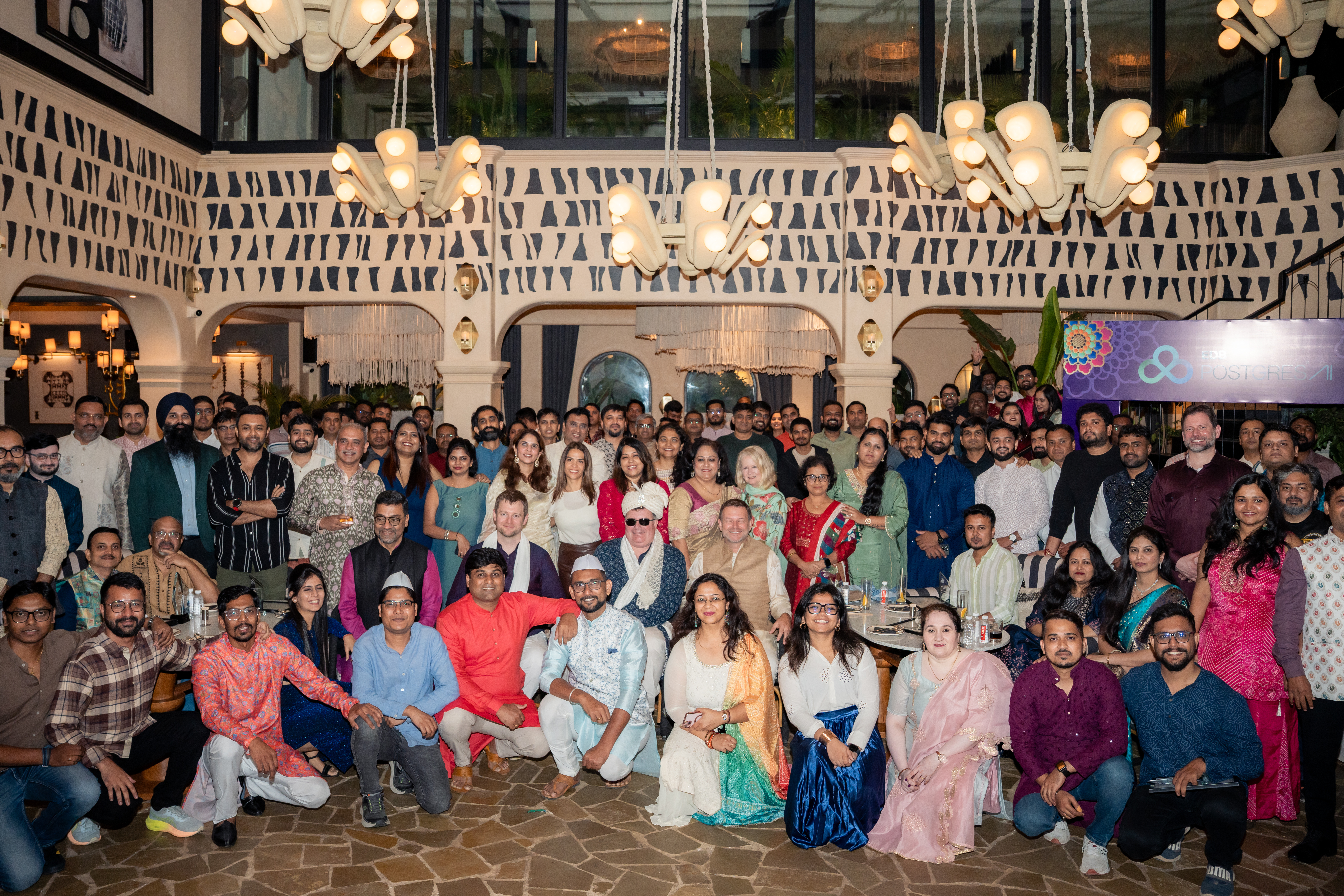 With my EDB colleagues @ Pune EOY Diwali event