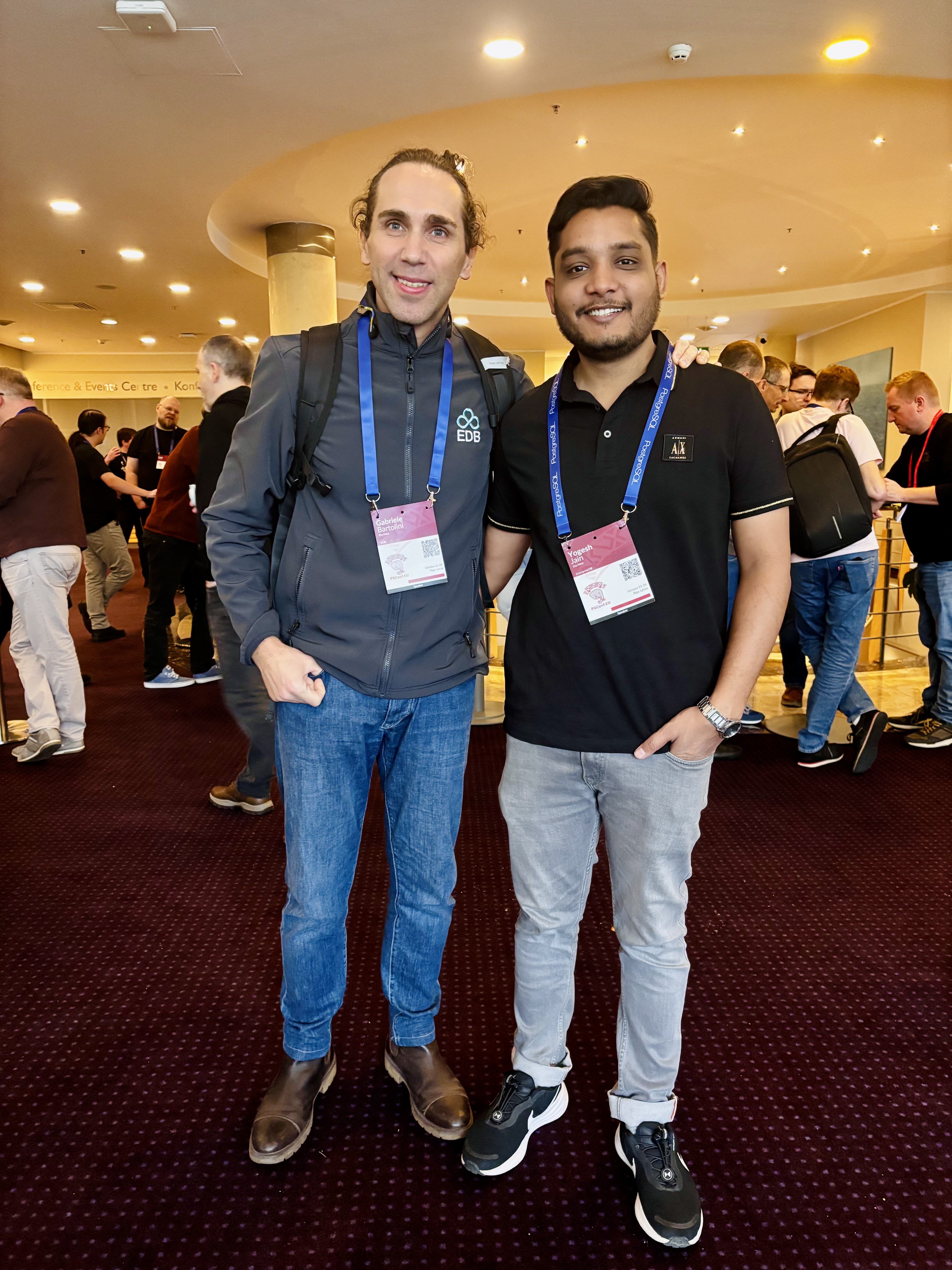 With Gabriele Bartolini