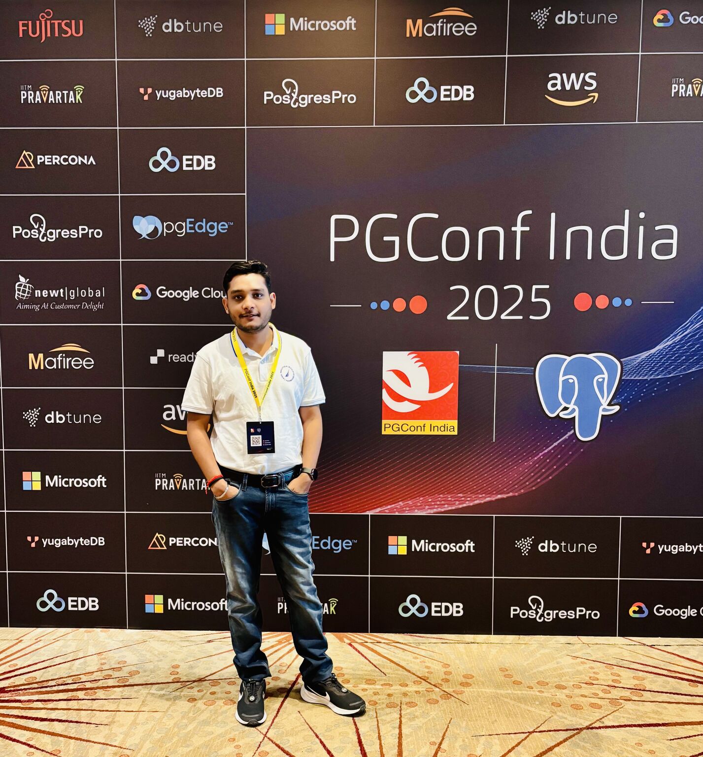 Me @ PGConf India 2025